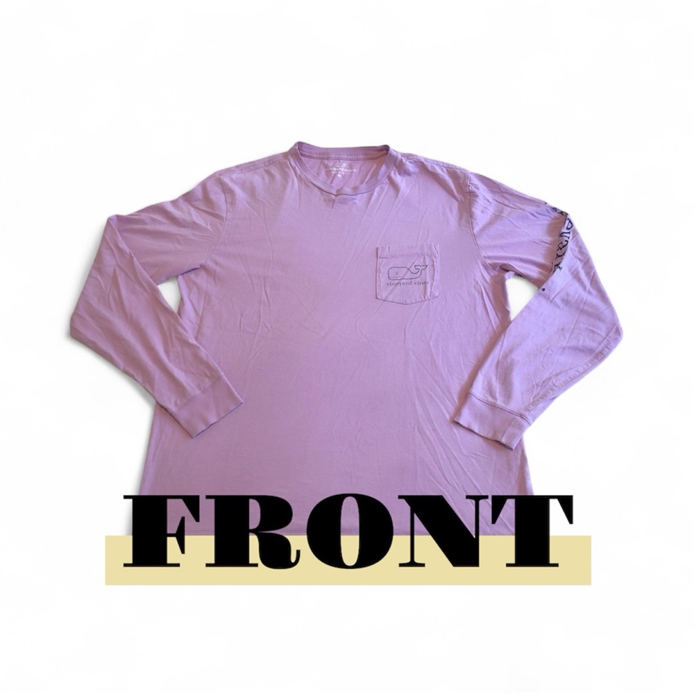 Vineyard Vines Lavender Long Sleeve Men's Shirt Size M